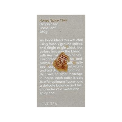 Love Tea Organic Honey Spice Chai Tea Loose Leaf 250g
